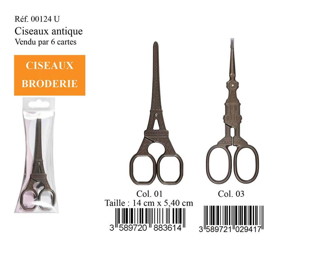 M00124 Eiffel Tower / Big Ben Scissors