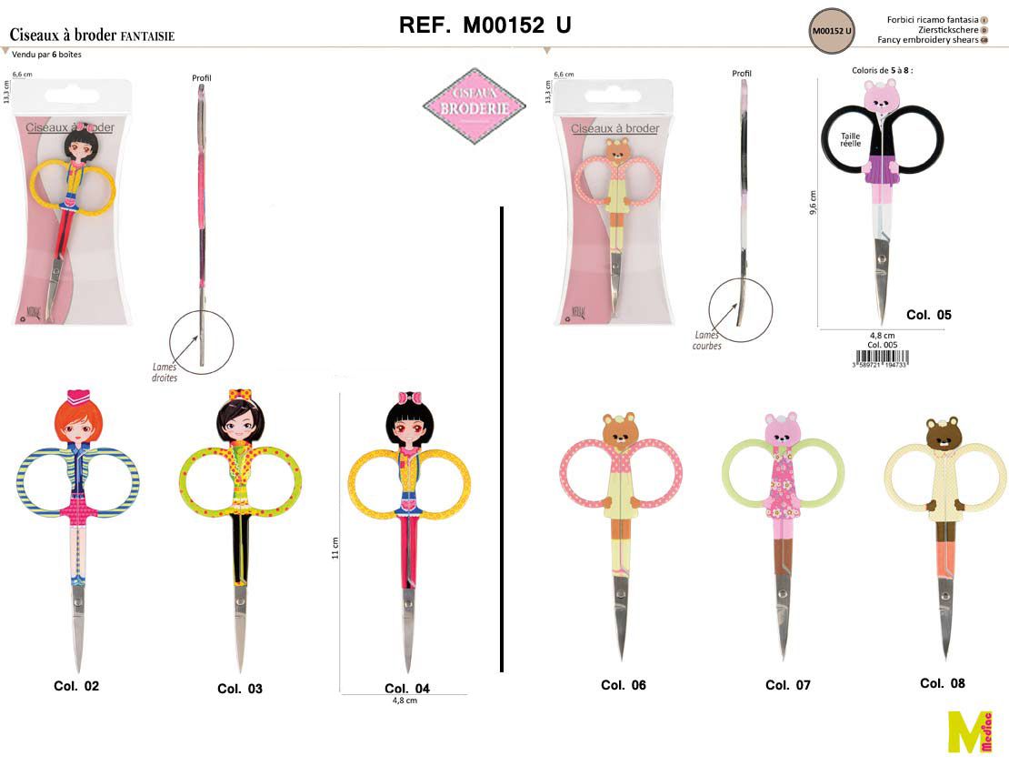 M00152 Fancy Embroidery Scissors