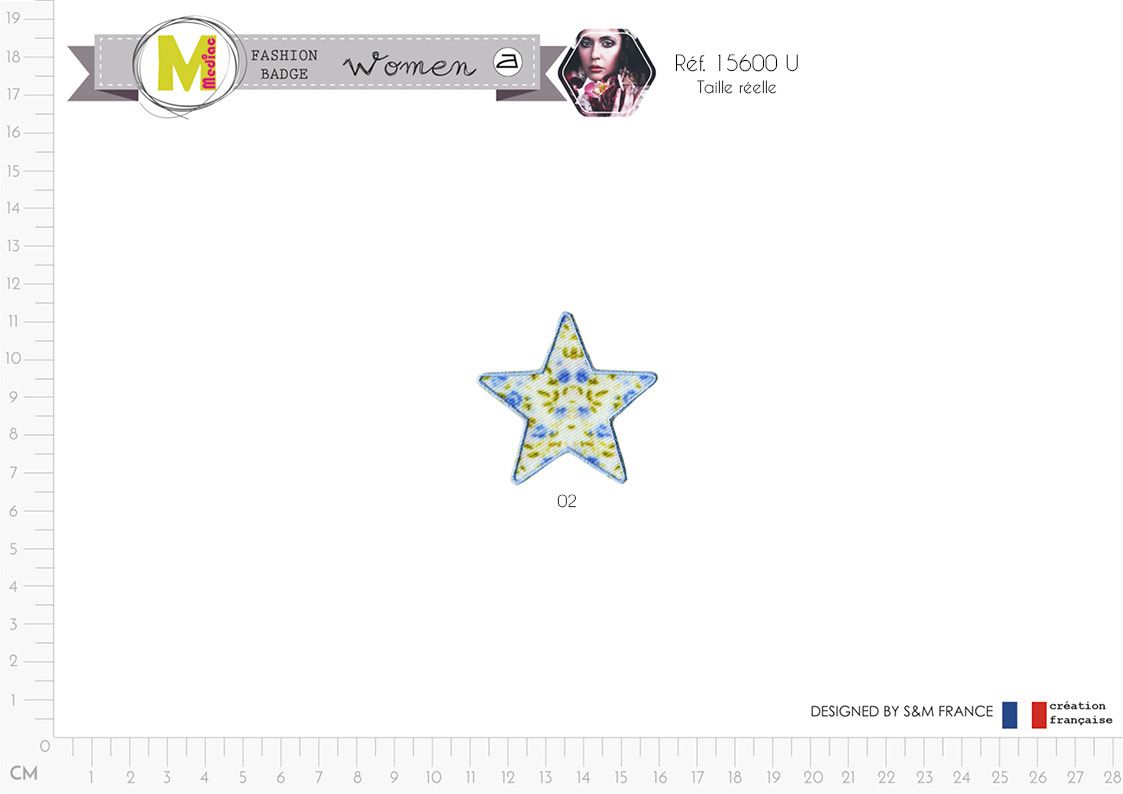 M15600 Floral Star