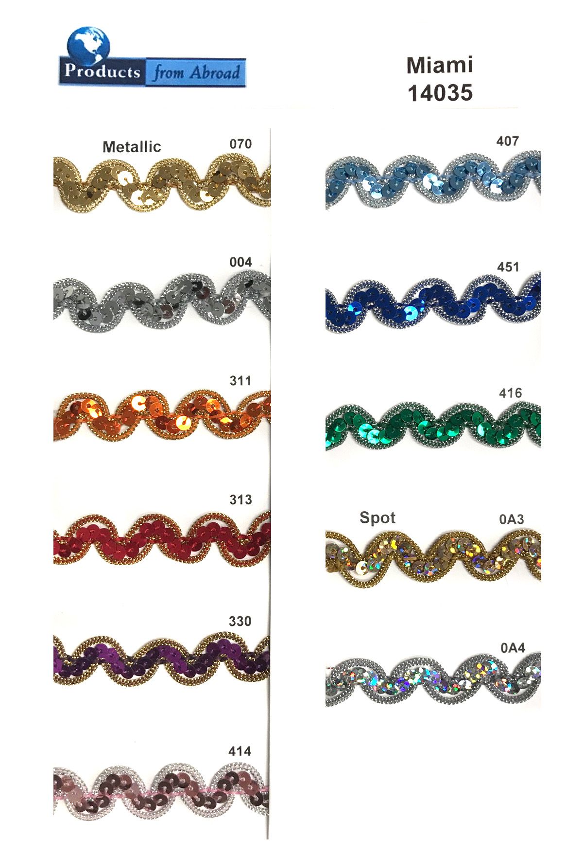 T-14035 Sequin Trim