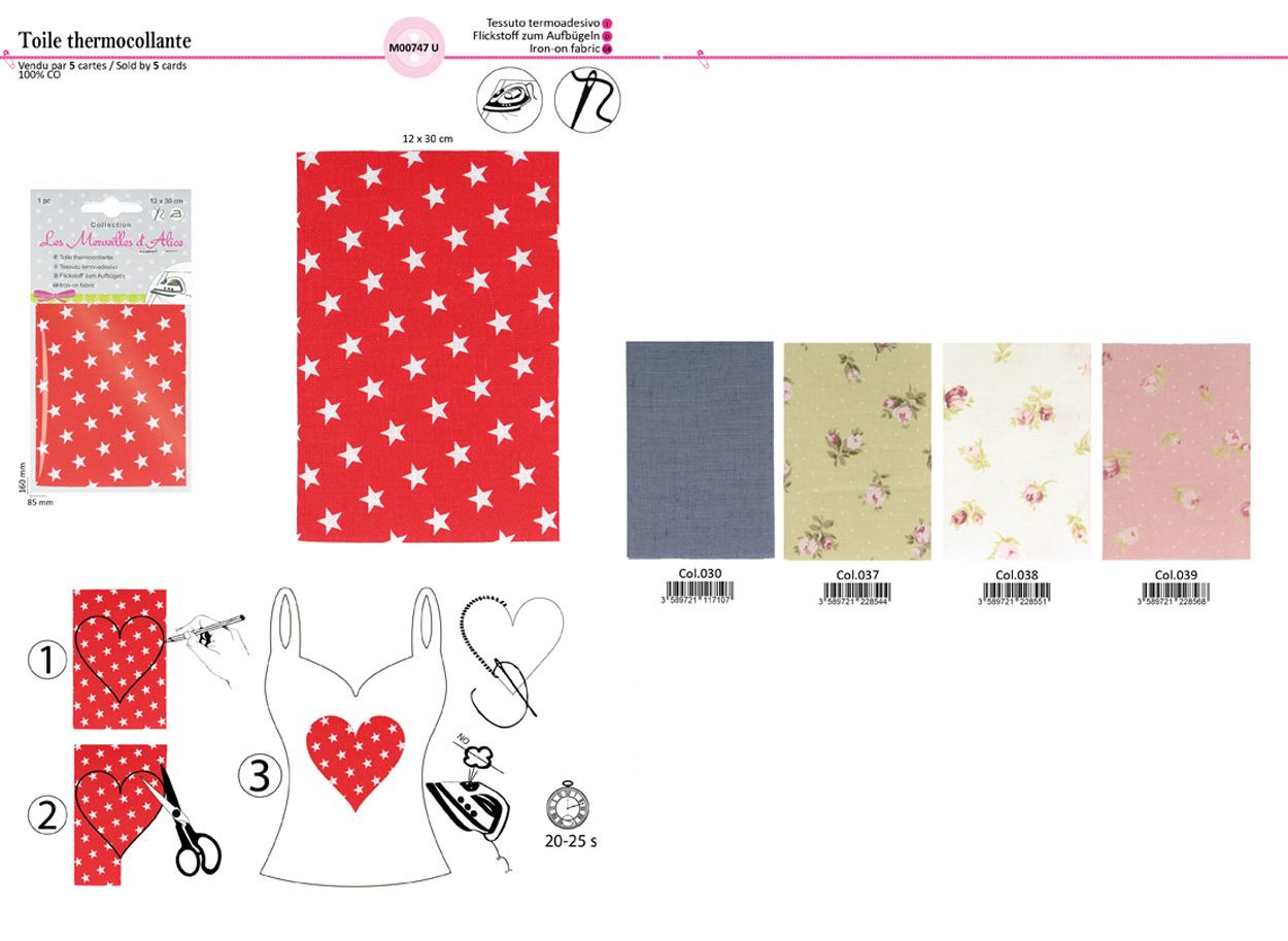 M00747 Design-Your-Own Applique, Iron-on