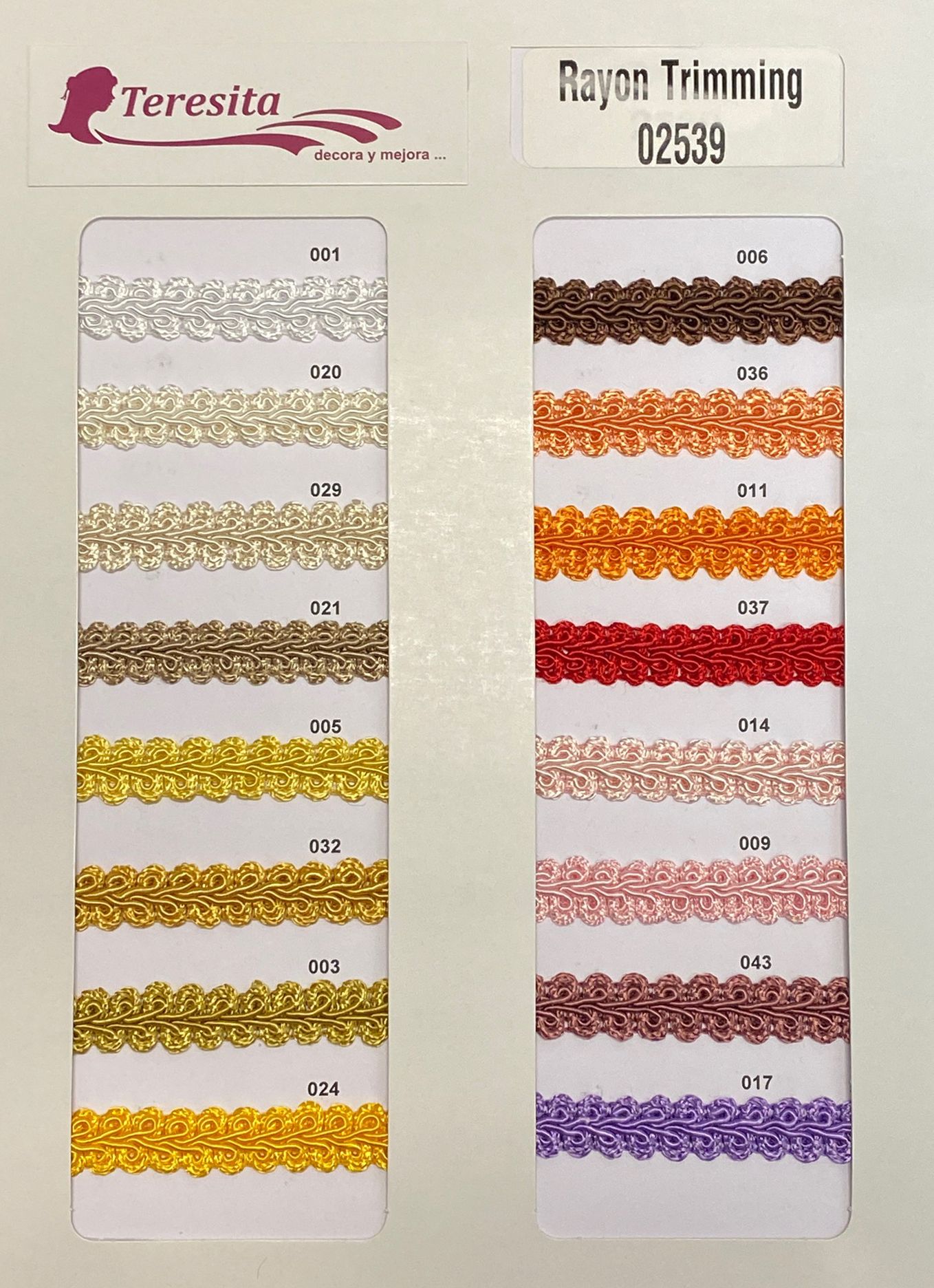 T-2539 Rayon Guimp Braid, 5/8"