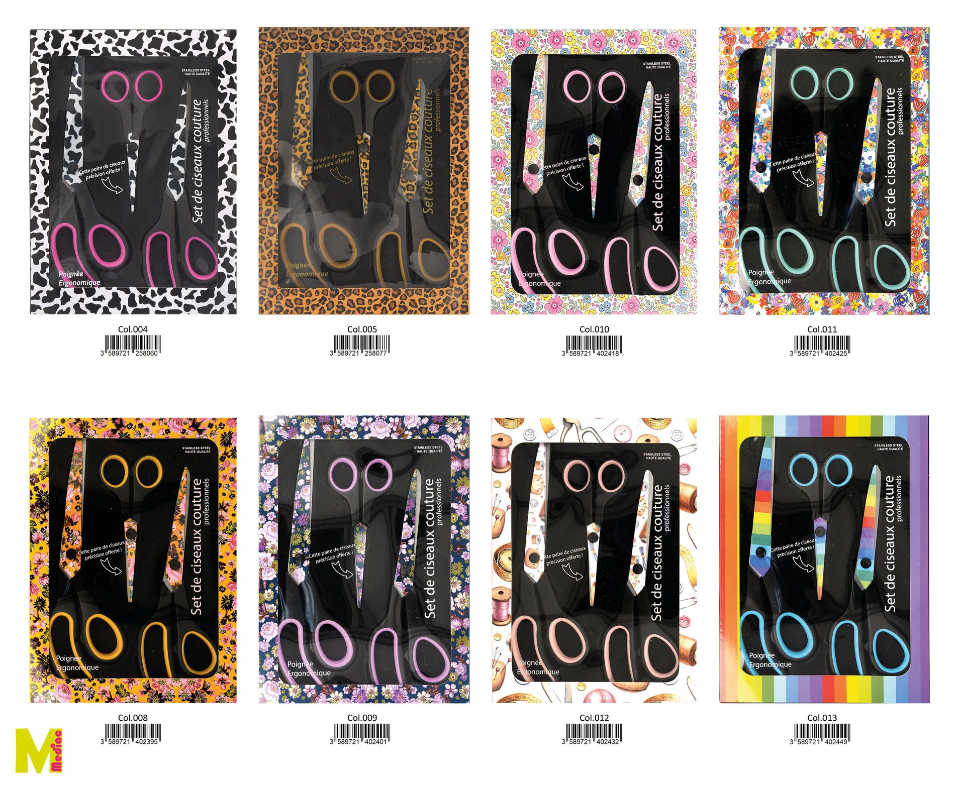 M00138 3pc Box Set of Scissors