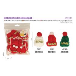 M08932 Decorative Mini Christmas Hats