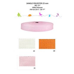 00117 Polyester Webbing - 25mm