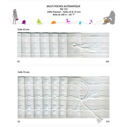 00125 Curtain Tape for Pleating