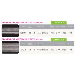 00126 Transparent Curtain Tape