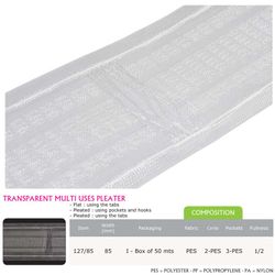 00127 Transparent Curtain Tape