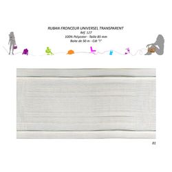 00127 Transparent Curtain Tape