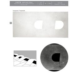 00132 Curtain Rod Pocket Tape 90mm