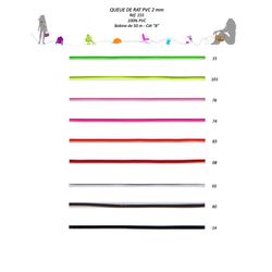 00155 2mm PVC Rattail