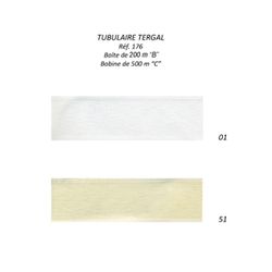 00176 Curtain Rod Tube/Tubular Ribbon