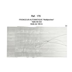 00179 Multipocketed Curtain Tape