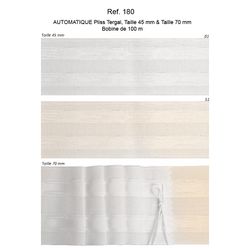 00180 Curtain Tape with Auto Pleating