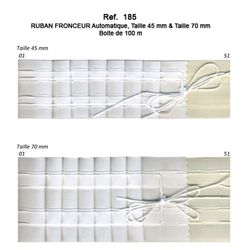 00185 Curtain Tape with Auto Pleating