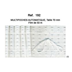 00192 Multipocket Auto-Gathering Tape