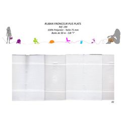 00194 Gathering Tape w/ Pleats, 75mm