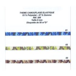 00209 Elastic - Camouflage