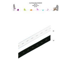 00212 Elastic w/ Buttonholes