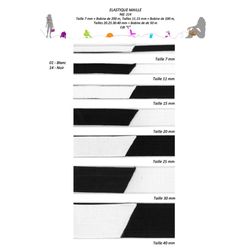00214 Elastic Mesh, 7-11-15-20-25-30-40