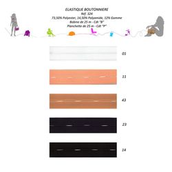 00324 Button Hole Elastic