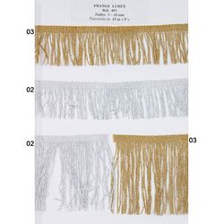00491 Lurex Fringe