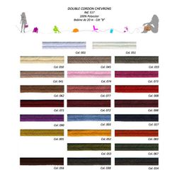 00517 Double Chevron (8mm)
