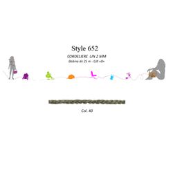 00652 Linen Cord 1/16&