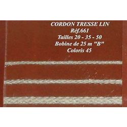 00661 Braided Linen Cord, 2mm-3.5mm-5mm