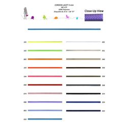 00675 3mm Lacing Cord, Polyester