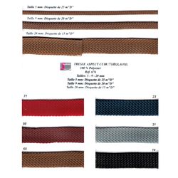 00676 Tubular Braid, 5mm, 9mm, 20mm