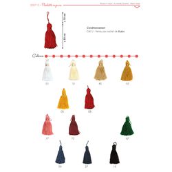 00712 Rayon Tassel, 8cm