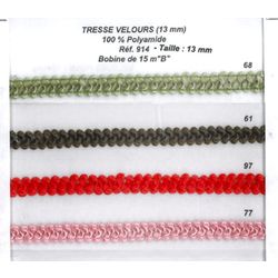 00914 Polyamide Velvet Braid (13mm)