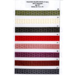 00917 Velvet Ribbon w/ Texture, 13mm