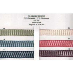 00964 Elastic Mesh Trim, 15mm