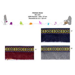 01016 Inca Fringe, Polyester, 37mm