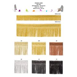 01020 Lurex Fringe with Braided Header