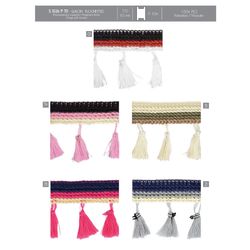 01026 Multicolored Tassel Fringe, 65mm