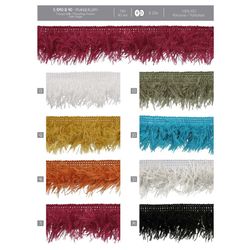 01043 Fluffy Fringe 100% Polyester