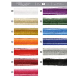 01044 25mm 100% Polyester Fringe