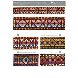 01102 Jacquard, Geometric Design 25mm & 50mm