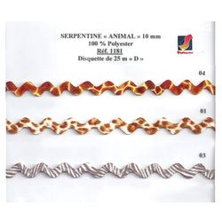 01181 Animal Print Ric Rac, 10mm