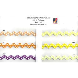 01182 Polka-Dot Ric Rac, 10mm