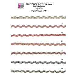 01187 Ric Rac - Stitched Vine - 6mm