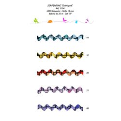 01194 Geometric Pattern Ric Rac
