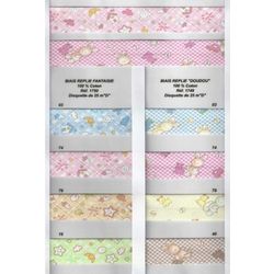 01749 Bias with Bears, 100% Cotton