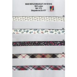 01773 Printed Bias, 100% Cotton