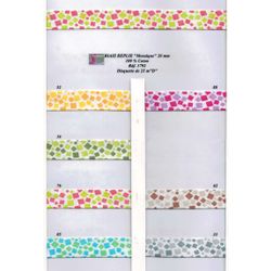 01792 Mosaic Print Bias, 20mm