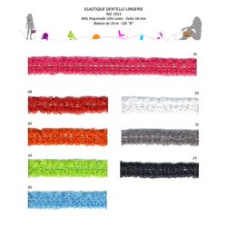 01913 Elastic Lingerie, 18mm