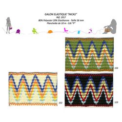 01917 &Incas& Elastic Trim, 56mm